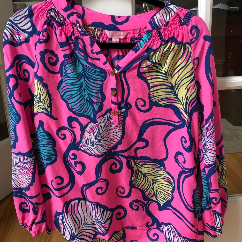 Lily Pulitzer Elsa Silk Top!